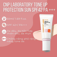 Kem chống nắng nâng tông CNP Laboratory Tone-Up Protection Sun SPF42 PA+++ 50ml