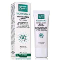 Kem chống nắng ngừa nắng MartiDerm The Originals Proteos Screen SPF50+ Fluid Cream 40ml (Xách tay) (Không tem)