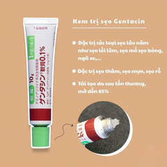 Kem trị sẹo, trị thâm Gentacin Nhật Bản