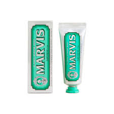 Marvis - Kem đánh răng Whitening Mint màu bạc 85ml (Trắng răng)
