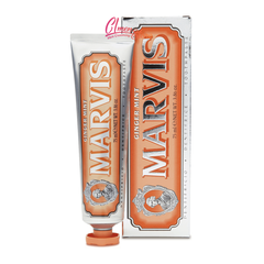 Marvis - Kem đánh răng Whitening Mint màu bạc 85ml (Trắng răng)