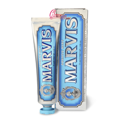 Marvis - Kem đánh răng Whitening Mint màu bạc 85ml (Trắng răng)