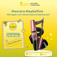 Mascara Maybelline The Hyper Curl Volum Express Waterproof 9.2ml (không vỏ)