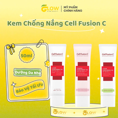 Kem chống nắng Cell Fusion C Advanced Clear Sunscreen 100 cho da dầu mụn 50ml Xanh lá (Công ty)