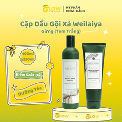 Weilaiya - cặp gội xả gừng (tem trắng)