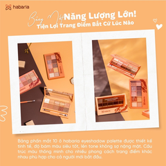 Phấn mắt 10 ô Habaria - Tone #01