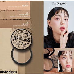 (Hộp đen) - Phấn tạo khối Too Cool - Tone #02 Morderm