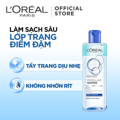 Nước tẩy trang Loreal hồng 400ml (công ty)