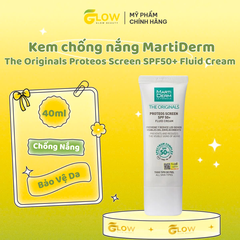 Kem chống nắng ngừa nắng MartiDerm The Originals Proteos Screen SPF50+ Fluid Cream 40ml (Xách tay) (Không tem)