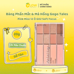 Bảng phấn mắt + má gogo tales 12 ô G02