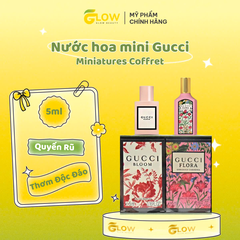 Nước hoa mini Gucci Miniatures Coffret dành cho nữ  5ml