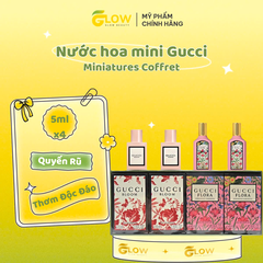 Nước hoa mini Gucci Miniatures Coffret dành cho nữ  5ml