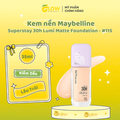 (Nắp Tím) - Kem nền Maybelline Superstay - Tone 120