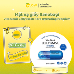 Mặt nạ giấy Banobagi Vita Genic Jelly Mask Pore Hydrating Premium xanh dương 30ml