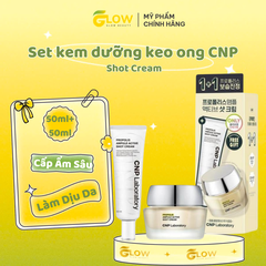Set kem dưỡng keo ong CNP Shot Cream