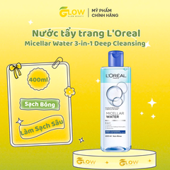Nước tẩy trang Loreal xanh đậm 400ml (công ty)