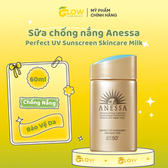 Sữa chống nắng dưỡng da kiềm dầu Anessa Perfect UV Sunscreen Skincare Milk SPF50+/PA++++ 60ml (Công ty)