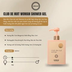 Sữa Tắm CLUB Nữ - Vàng