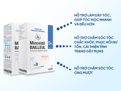 Xịt mọc tóc Minoxidil 5% Bailleul điều trị chứng rụng tóc (1 chai 60ml)