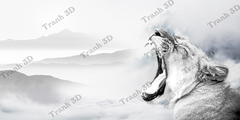 Nền Trắng-Tranh 3D  Dán Hồ Cá - Decal Dán Hồ- Cá Cảnh Thiên Phước