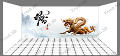 Nền Trắng-Tranh 3D  Dán Hồ Cá - Decal Dán Hồ- Cá Cảnh Thiên Phước
