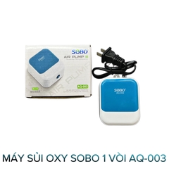 Máy Sủi Oxy Sobo 1 Vòi Aq 003- Máy Sủi Oxy- Cá Cảnh Thiên Phước
