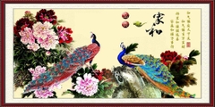 Tranh Con Hổ - Ngựa - Công-Tranh 3D  Dán Hồ Cá - Decal Dán Hồ- Cá Cảnh Thiên Phước