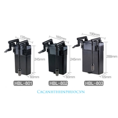 Lọc Treo Sun Sun Hb l801-802-803 -Lọc Vi Sinh- Cá Cảnh Thiên Phước