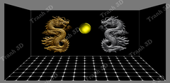 Nền Đen -Tranh 3D  Dán Hồ Cá - Decal Dán Hồ- Cá Cảnh Thiên Phước