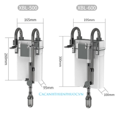 Lọc Treo SunSun XBL Thế Hệ Mới Cho Hồ Thủy Sinh- Cá Cảnh Thiên Phước