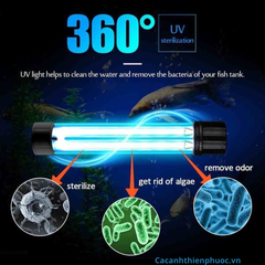 Đèn Uv Sterilization King 30w 40w 60w 100w Đèn Uv Diệt Rêu, Diệt Khuẩn Hồ Cá - Cá Cảnh Thiên Phước