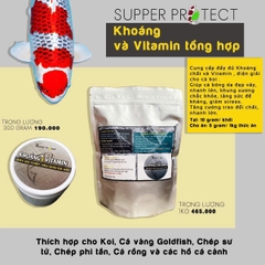Supper Protect Khoáng Và Vitamin Tổng Hợp Cần Thiết Cho Cá Koi 300G- Cá Cảnh Thiên Phước