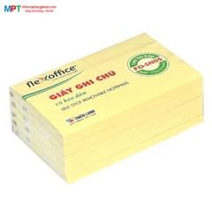 [THANH LÝ] Giấy nhớ Flexoffice 3x5 FO-SN05 - Kích thước 76x127mm - Màu vàng