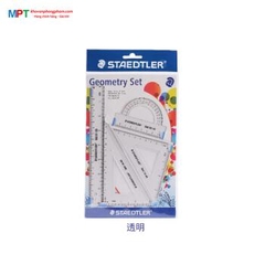 Bộ thước kẻ, eke học sinh Staedtler Chính Hãng 569-0WP4 (Bộ 4 món)