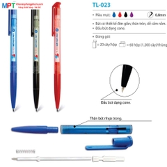 [SIÊU RẺ] Bút bi Thiên Long TL-023 nét 0.8mm (KM: Mua 10 tặng 1, mua 20 tặng 3)