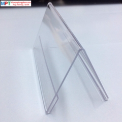 Biển chức danh mica chữ A 6x20cm loại mỏng 1mm