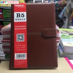 Sổ bìa da Heeton A16-827 cài khuy khổ B5 (180x260mm)