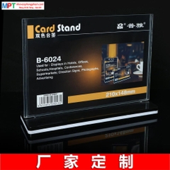 Menu mica để bàn A5 B-6024 210x148mm - Khổ ngang