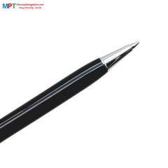 [CHÍNH HÃNG - DO GOLDEN PEN NK] Bút ký cao cấp Pentel B811A-C thân đen viền trắng nét 0.8mm - Mực Xanh