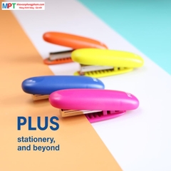 Dập ghim mini Plus nhiều màu lựa chọn - dùng ghim bấm số 10