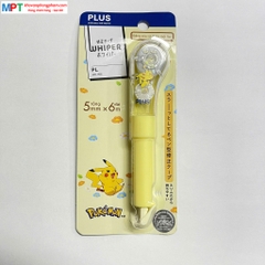 Băng xóa PLUS WH-PL POKEMON 5mm x 6m WH-1905 - Màu Pastel, dạng bút thon gọn