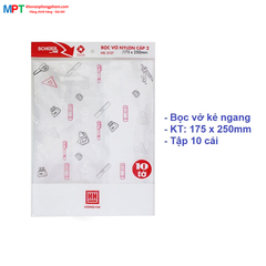 Nilon Bọc vở kẻ ngang Hồng Hà 3157 - Kích thước: 175x250mm