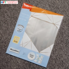 Tập 10 Bọc vở Deli CH897 (bọc cho vở có Kích thước: 175 x 250mm)