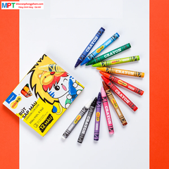 Sáp màu Thiên Long 12 màu CR-C016 - Mua từ 200 hộp chiết khấu 5%