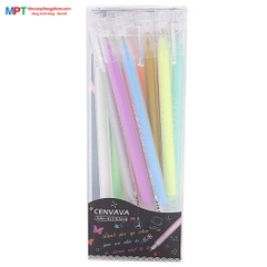 Bút nhũ High light Cenvava mini-1021 - Ngòi 0.5mm nhiều màu