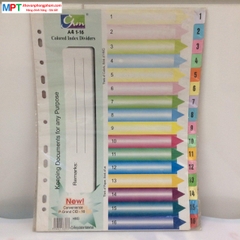 Chia file giấy 16 màu Hoàng Mai có số
