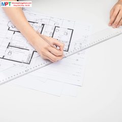 Thước thẳng 60cm Deli 6260 - Trong suốt, vạch kẻ rõ ràng