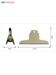 Vỉ 4 Kẹp inox Deli 145mm kích thước 9531