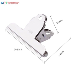 Vỉ 3 Kẹp inox Deli 9532 kích thước 102mm