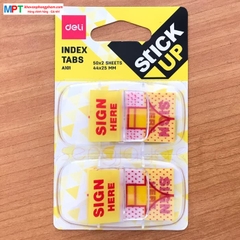 Giấy nhớ Signhere Deli A10101 - Kích thước 44x25mm